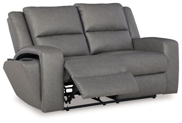 Brixworth - Slate - Reclining Loveseat - Image 3