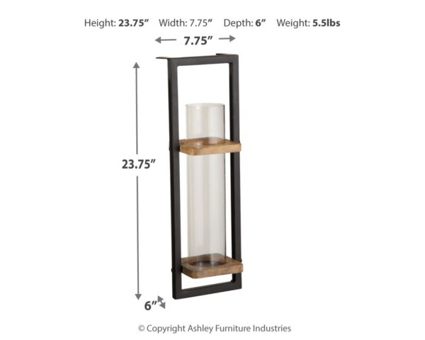 Colburn - Natural / Black - Wall Sconce - Image 3