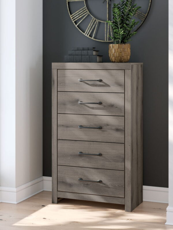 Graystorm - Brown Gray - Five Drawer Chest - Image 3
