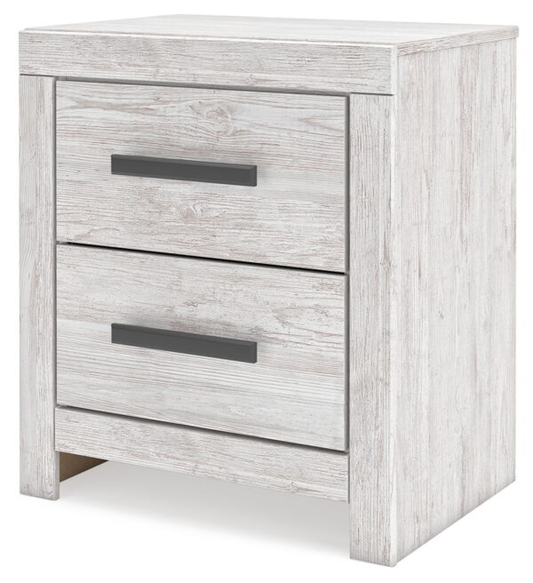 Cayboni - Whitewash - Two Drawer Night Stand - Image 4