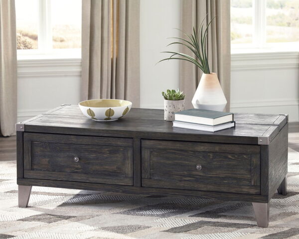 Todoe - Dark Gray - Lift Top Cocktail Table - Image 2