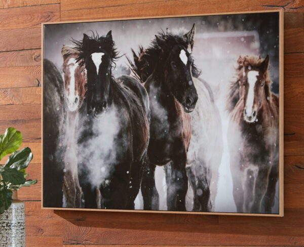 Chaseburn - Brown / Black / White - Wall Art - Image 2