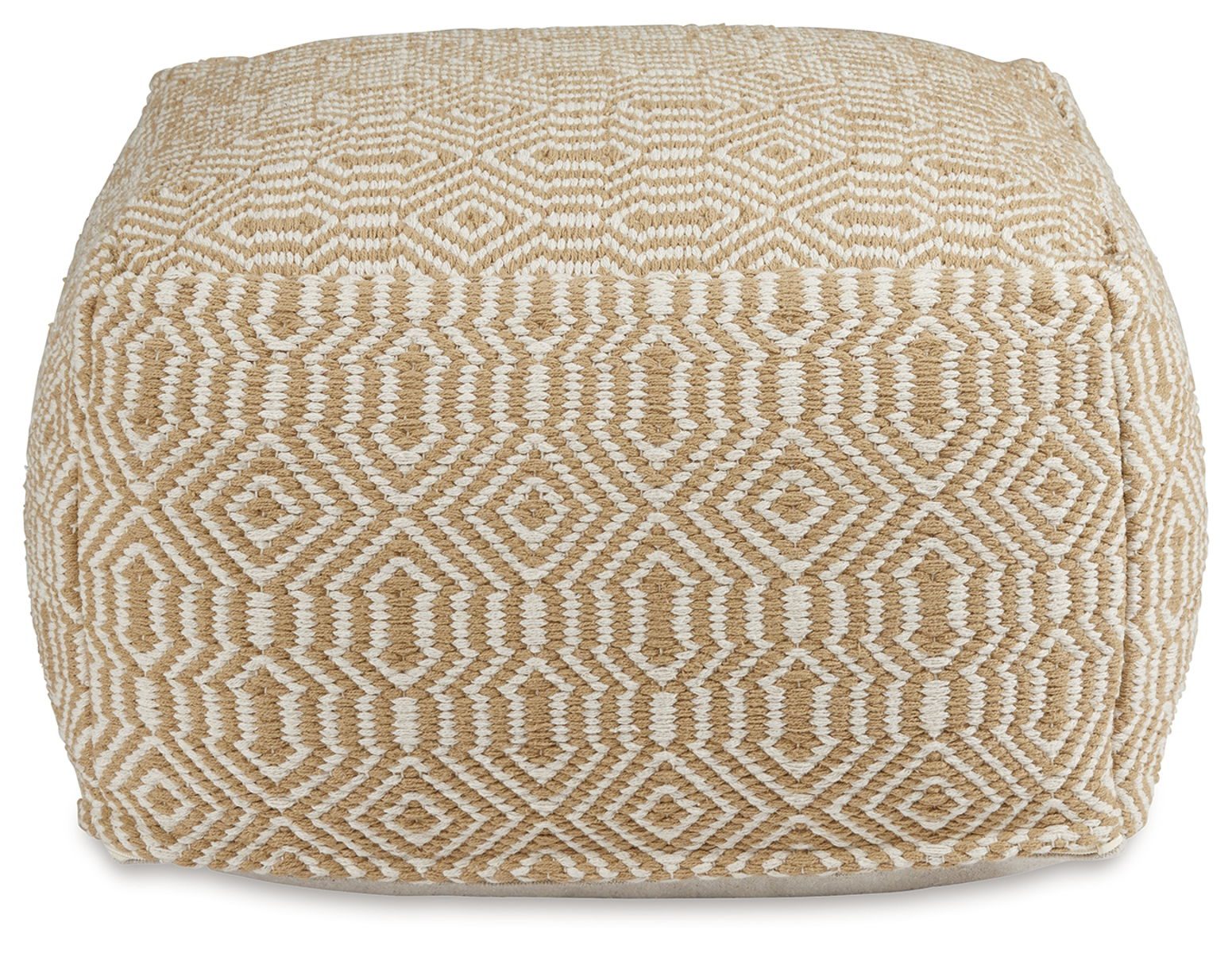 Adamont - Tan / Ivory - Pouf - Image 4