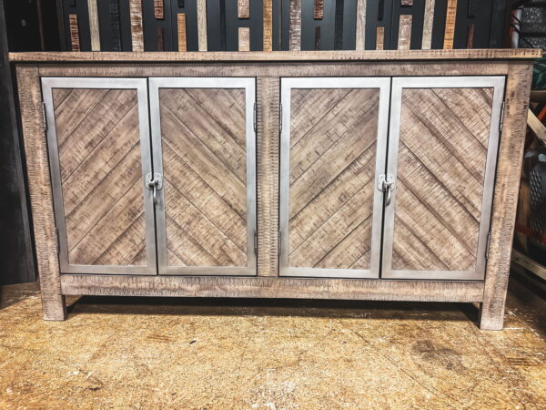 Weathered Gray TV Stand