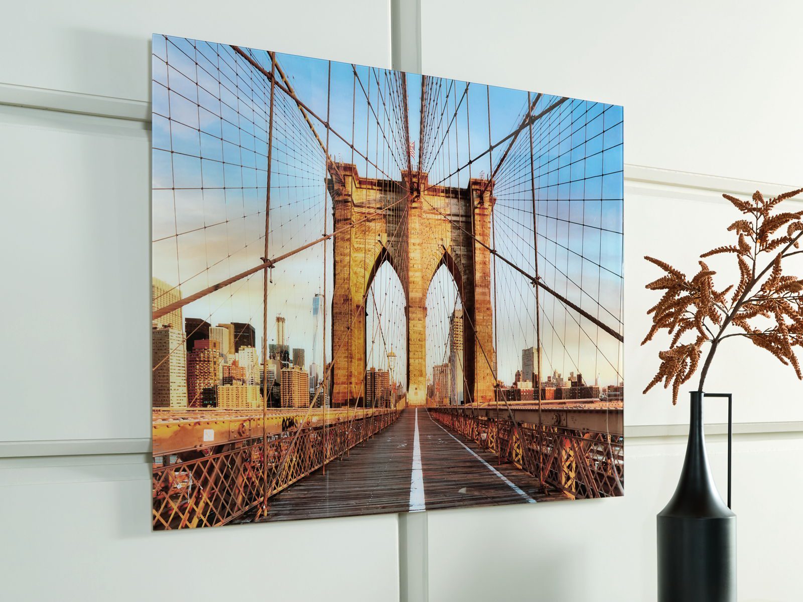 Shayward - Blue / Amber - Wall Art - Image 3