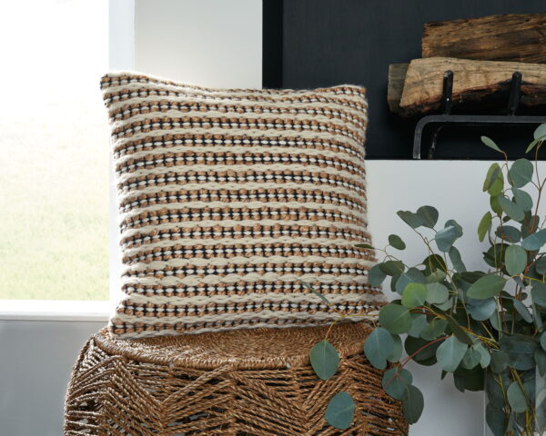 Nealington - Brown / Black / White - Pillow - Image 4