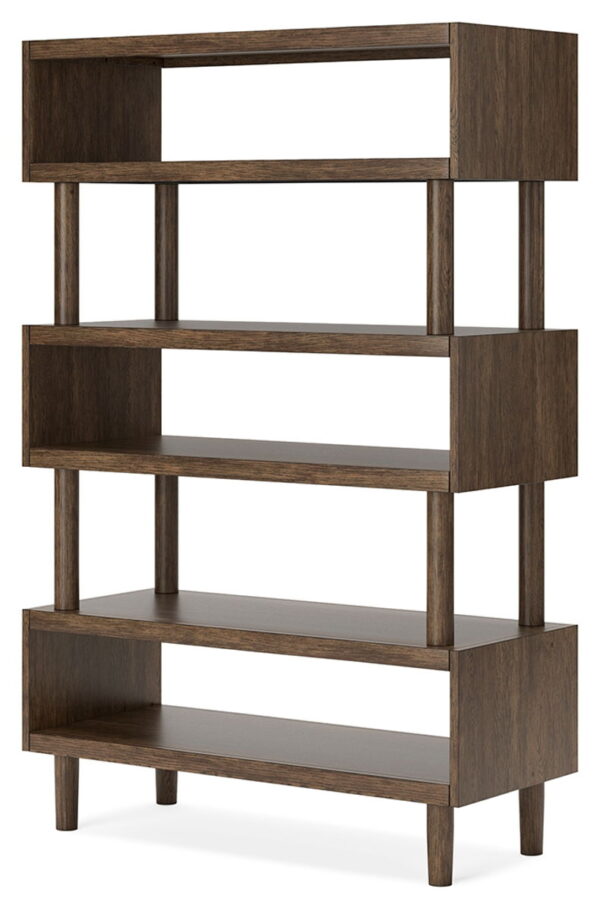 Austanny - Warm Brown - Bookcase - Image 3