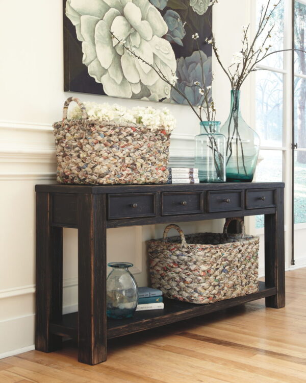 Gavelston - Black - Sofa Table - Image 2