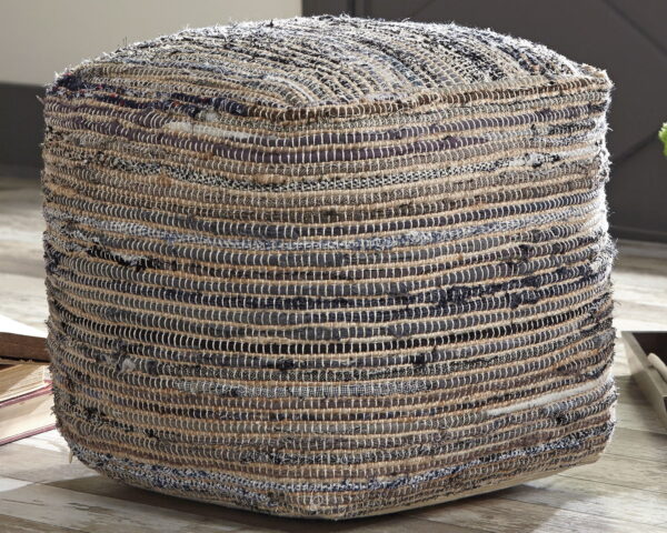 Absalom - Denim - Pouf - Image 3