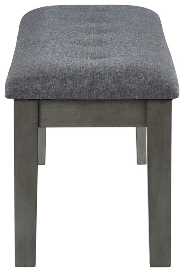 Hallanden - Black / Gray - Large UPH Dining Room Bench - Image 2