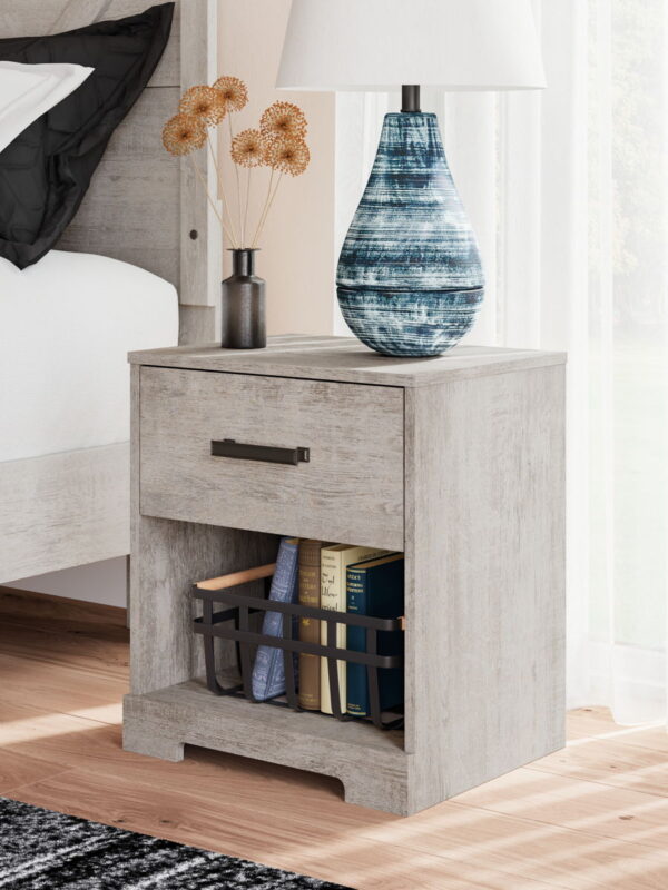 Shawburn - Gray - One Drawer Night Stand - Image 4