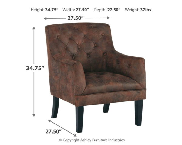 Drakelle - Mahogany - Accent Chair - Image 4