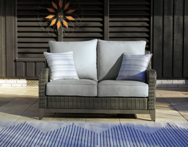 Elite Park - Gray - Loveseat w/Cushion - Image 2