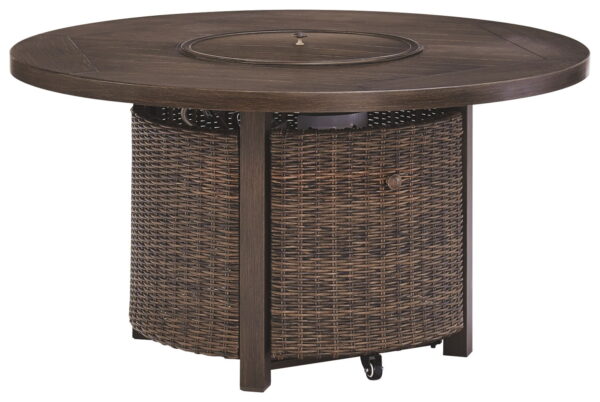 Paradise Trail - Medium Brown - Round Fire Pit Table - Image 4