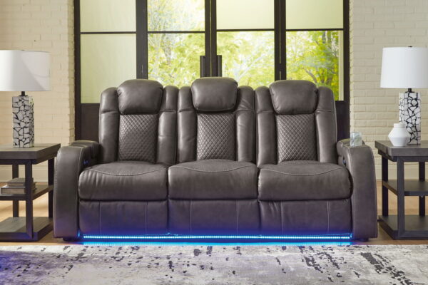 Fyne-dyme - Power Reclining Sofa With Adj Headrest - Image 7