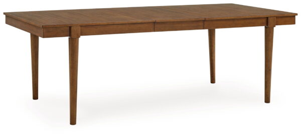 Lyncott - Brown - Rectangular Dining Room Extension Table - Image 4