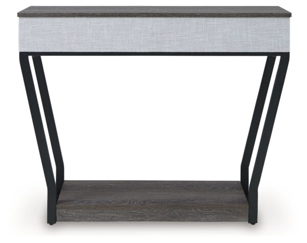 Sethlen - Gray / Black - Console Sofa Table - Image 4