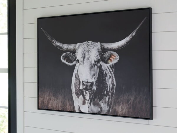 Harlandale - Black / White / Brown - Wall Art - Image 2