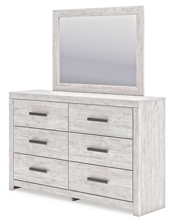 Cayboni - Whitewash - Dresser And Mirror - Image 4