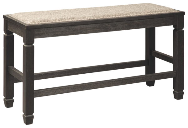 Tyler Creek - Antique Black - DBL Counter UPH Bench