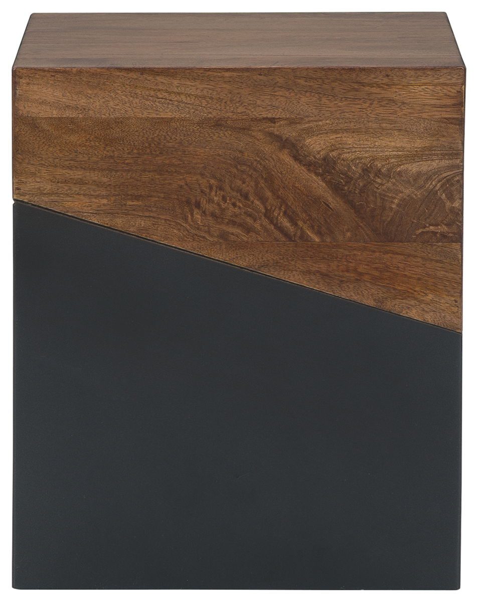 Trailbend - Brown / Gunmetal - Accent Table - Image 4