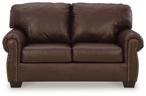 Colleton - Dark Brown - Loveseat - Image 3