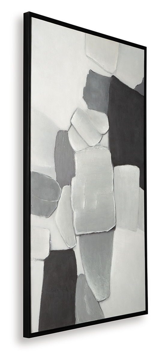 Adilson - White / Gray / Black - Wall Art - Image 3