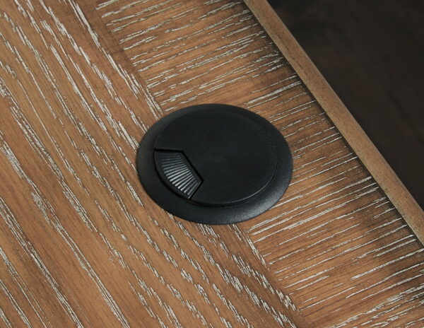 Realyn - White / Brown - Home Office Desk Return - Image 4