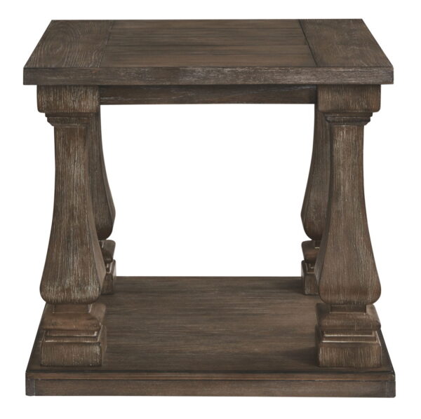Johnelle - Gray - Rectangular End Table - Image 3