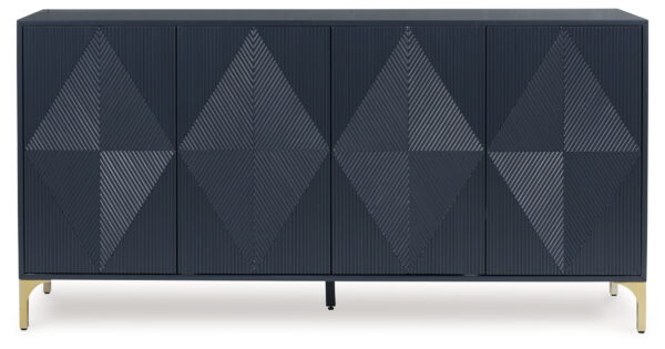 Loirwick - Dark Blue - Accent Cabinet - Image 2