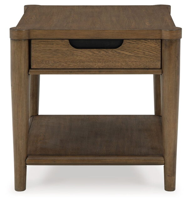 Roanhowe - Brown - Rectangular End Table - Image 2