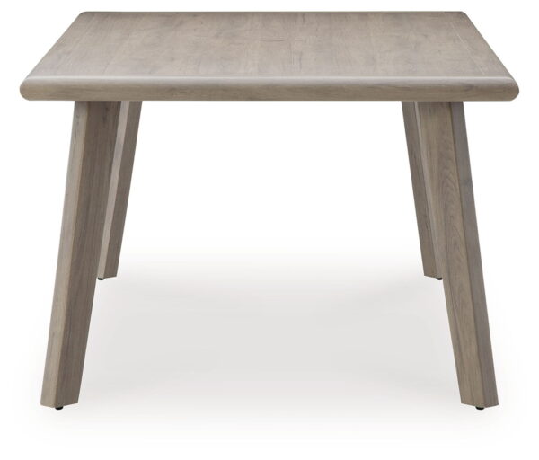 Cliff Trails - Beige - Rectangle Dining Table With Umbrella Option - Image 4