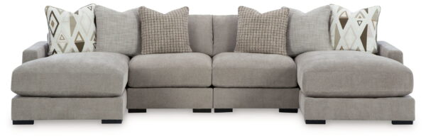 Aslan Court - Sectional With Ottoman Set - Image 3