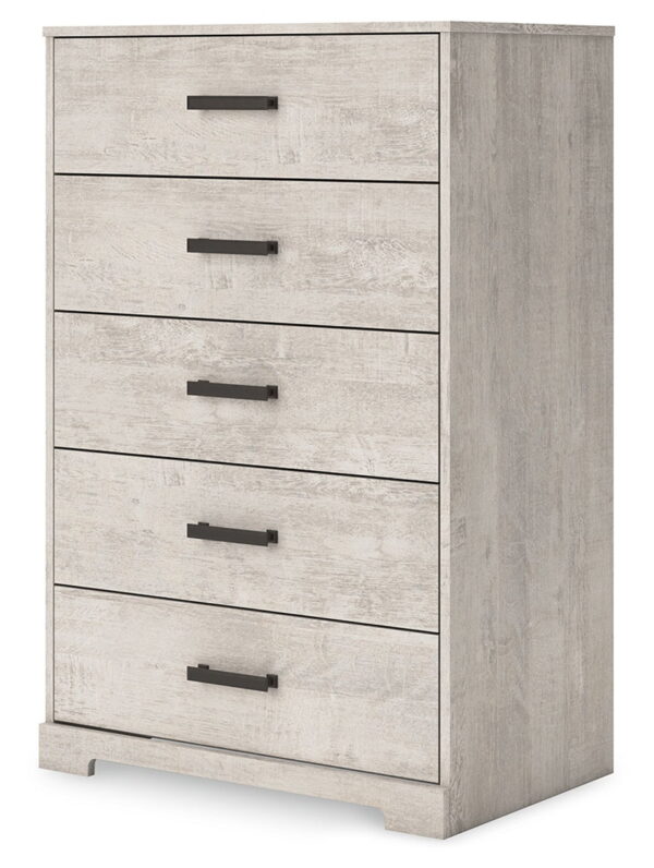 Shawburn - Gray - Five Drawer Chest - Image 2