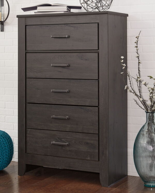 Brinxton - Charcoal - Five Drawer Chest - Image 4