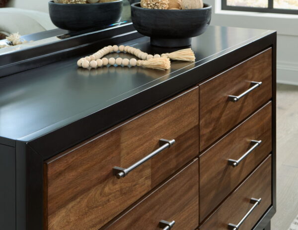 Kraeburn - Brown / Black - Dresser And Mirror - Image 4