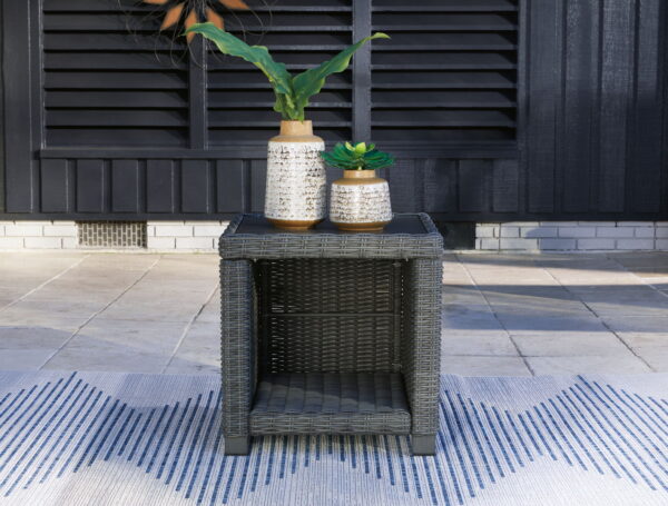 Elite Park - Gray - Square End Table - Image 3