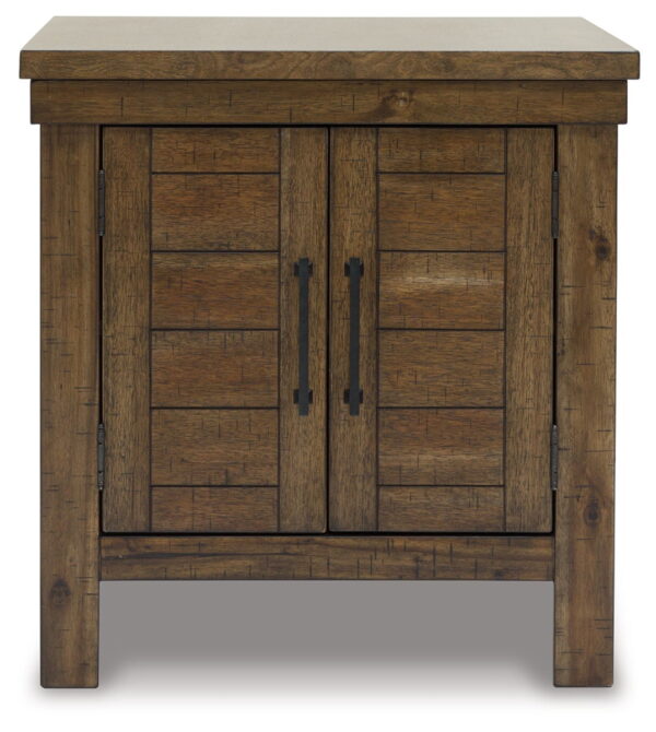 Moriville - Grayish Brown - Rectangular End Table - Image 2