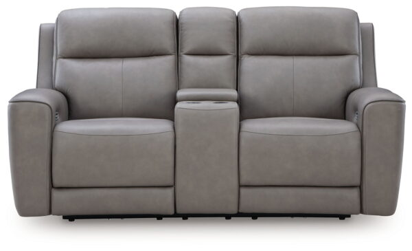 5Z-Comfort - Relaxation - Power Reclining Loveseat with Console / Adj Headrest - Image 2