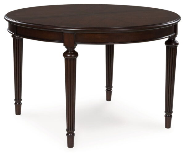 Lavinton - Brown - 8 Pc. - Dining Room Extension Table, 6 Side Chairs, Server - Image 4