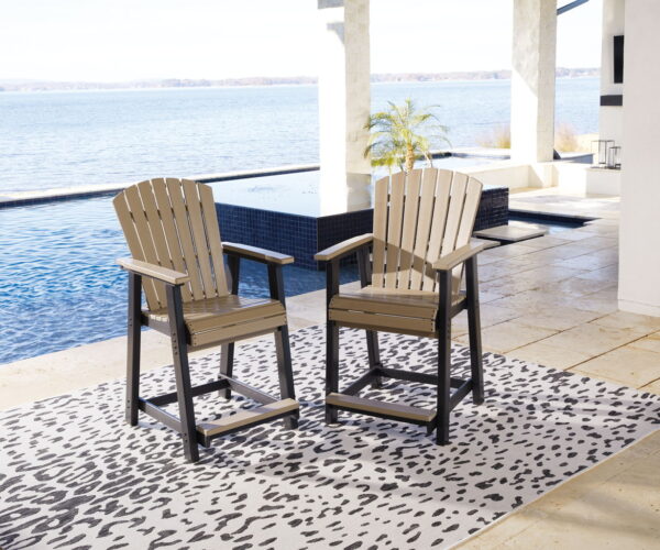 Fairen Trail - Black / Driftwood - 5 Pc. - Counter Dining Set - Image 4