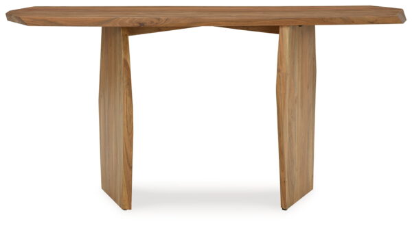 Holward - Natural - Console Sofa Table - Image 4
