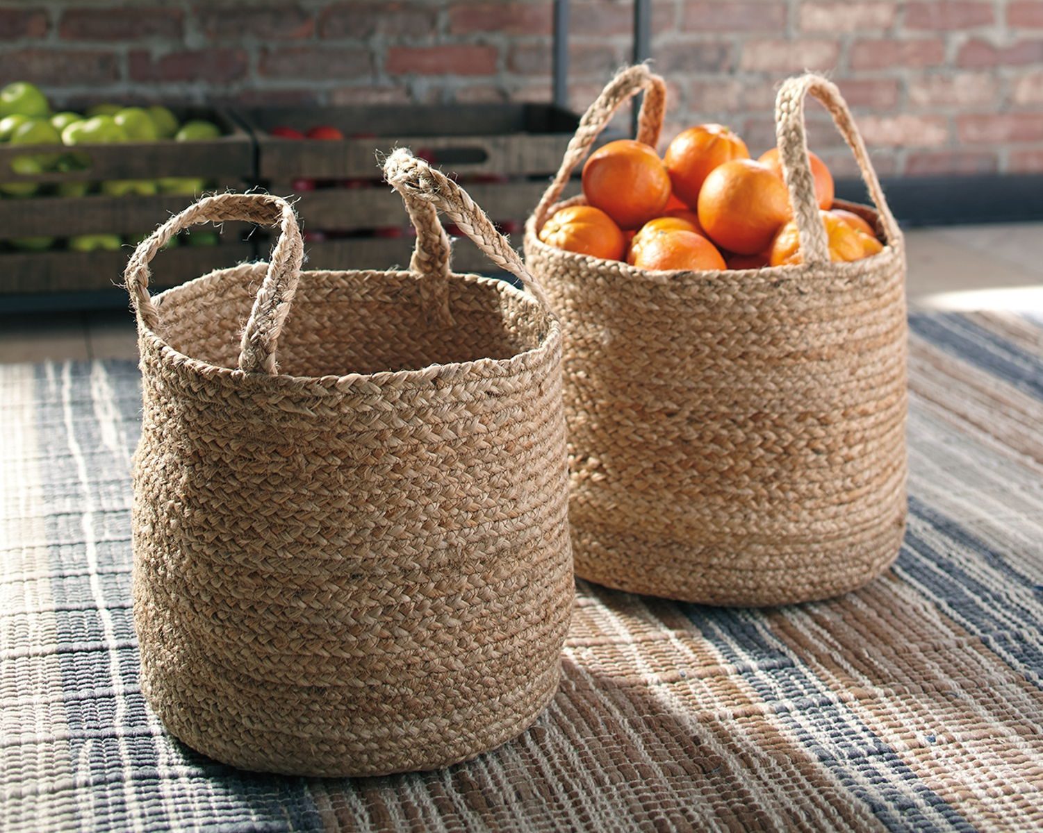 Brayton - Natural - Basket Set (Set of 2) - Image 2
