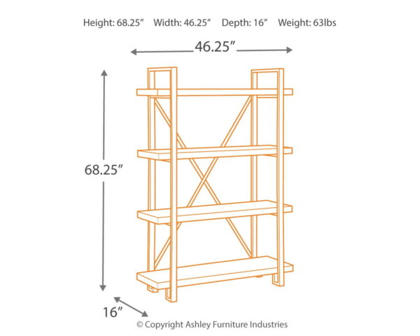 Forestmin - Brown / Black - Bookcase - Image 3