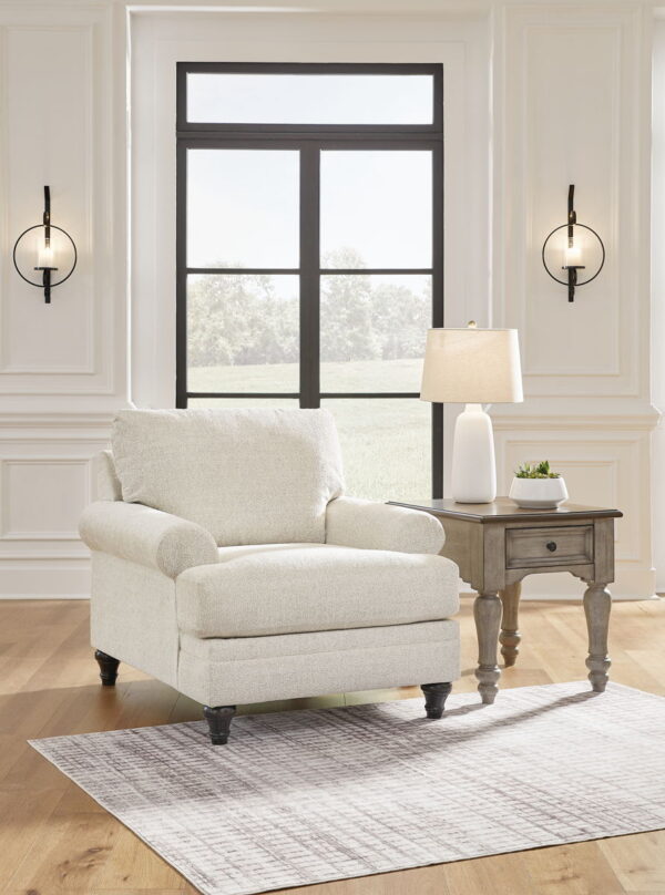 Valerani - Sandstone - 2 Pc. - Chair, Ottoman - Image 3