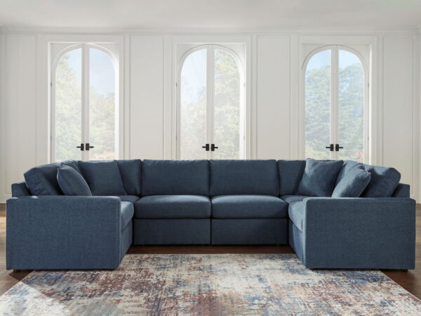 Modmax - Ink - 6-Piece Sectional - Fabric - Image 4