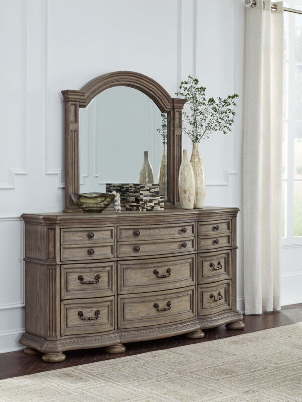Ardenfield - Light Brown - Dresser And Mirror - Image 3