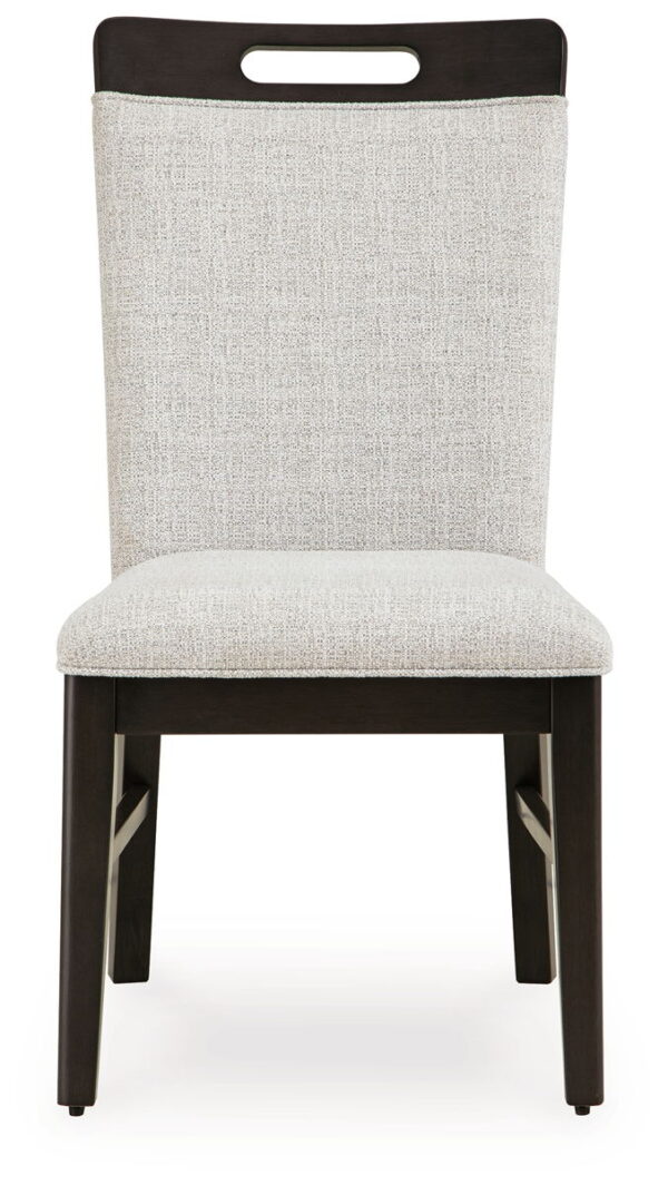Neymorton - Light Gray / Brown - Dining Upholstered Side Chair (Set of 2) - Image 4