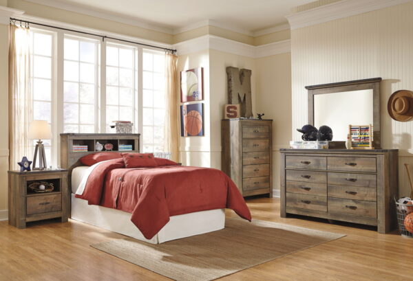 Trinell - Youth Bookcase Headboard - Image 4