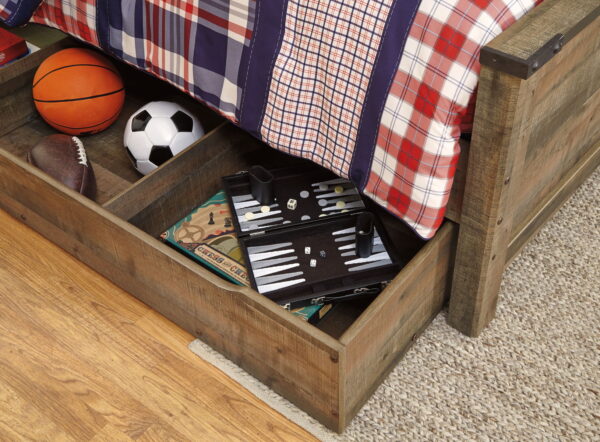 Trinell - Bookcase Storage Bed - Image 3